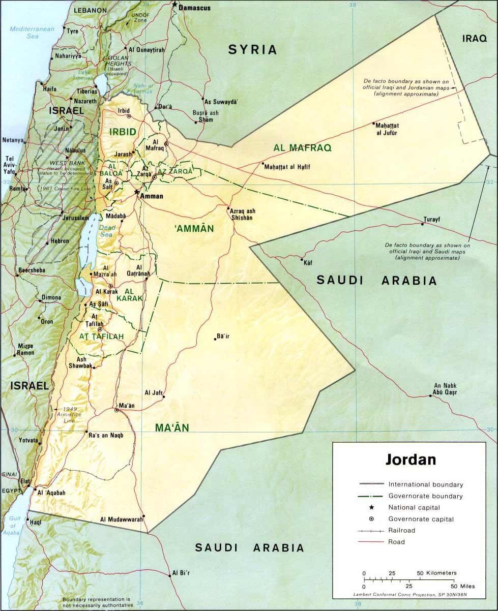 peta dari sweimeh Jordan