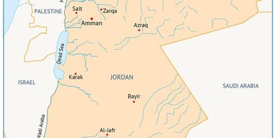 Peta dari university of Jordan